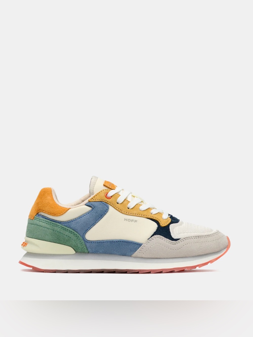 HOFF Bangkok City Colorblock Suede Sneakers Womens Size 6.5 Retro Streetwear Y2K